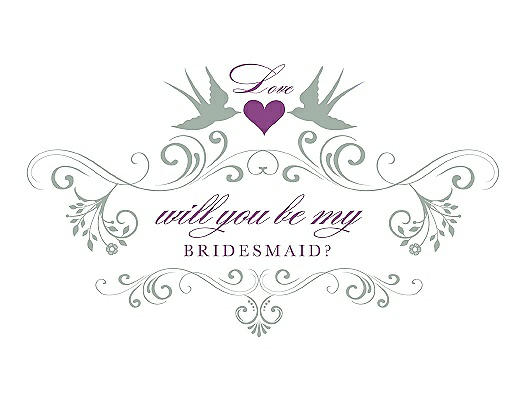 Will You Be My Bridesmaid Card - Classic
