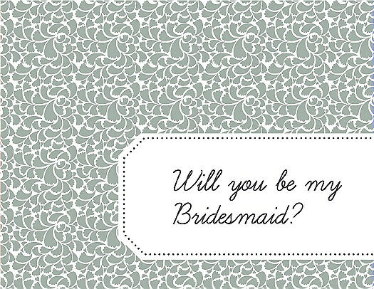 Will You Be My Bridesmaid Card - Petal