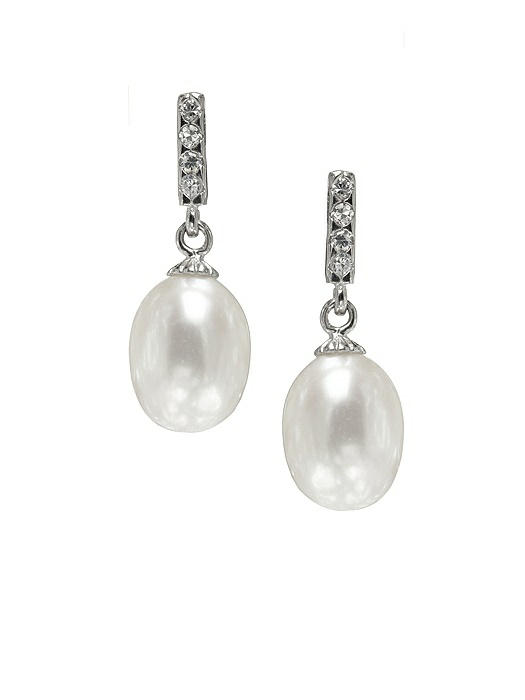 Pearl Deco Drop Earrings