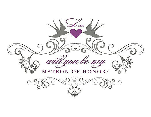 Will You Be My Matron of Honor Card - Classic