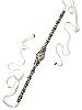 Bridget - Flower Spray Bridal Sash