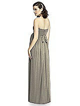 Rear View Thumbnail - Mocha Gold Dessy Shimmer Maternity Bridesmaid Dress M426LS