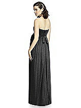 Rear View Thumbnail - Black Silver Dessy Shimmer Maternity Bridesmaid Dress M426LS