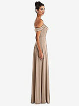 Alt View 3 Thumbnail - Topaz Off-the-Shoulder Draped Neckline Maxi Dress