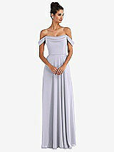 Alt View 1 Thumbnail - Silver Dove Off-the-Shoulder Draped Neckline Maxi Dress