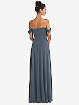 Alt View 2 Thumbnail - Silverstone Off-the-Shoulder Draped Neckline Maxi Dress