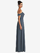 Alt View 3 Thumbnail - Silverstone Off-the-Shoulder Draped Neckline Maxi Dress