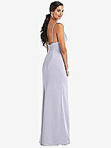 Alt View 3 Thumbnail - Silver Dove Cowl-Neck Draped Wrap Maxi Dress with Front Slit