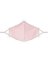 Front View Thumbnail - Ballet Pink Satin Twill Reusable Face Mask