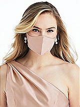 Alt View 2 Thumbnail - Cameo Satin Twill Reusable Face Mask