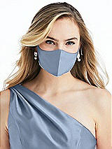 Alt View 2 Thumbnail - Cloudy Satin Twill Reusable Face Mask