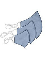 Rear View Thumbnail - Cloudy Satin Twill Reusable Face Mask