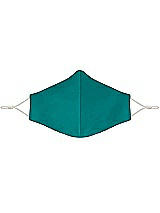 Front View Thumbnail - Jade Satin Twill Reusable Face Mask