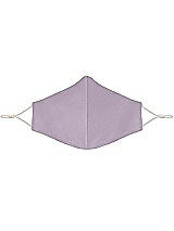 Front View Thumbnail - Lilac Haze Satin Twill Reusable Face Mask