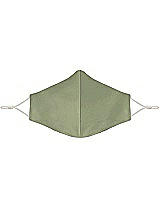 Front View Thumbnail - Sage Satin Twill Reusable Face Mask