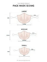 Alt View 1 Thumbnail - Blush Crepe Reusable Face Mask