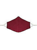 Front View Thumbnail - Burgundy Crepe Reusable Face Mask