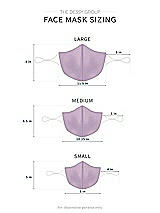 Alt View 1 Thumbnail - Pale Purple Crepe Reusable Face Mask