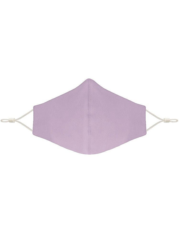 Front View - Pale Purple Crepe Reusable Face Mask