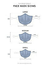 Alt View 1 Thumbnail - Cloudy Soft Jersey Reusable Face Mask