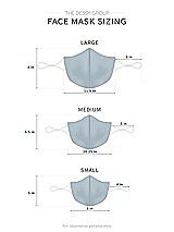 Alt View 1 Thumbnail - Mist Soft Jersey Reusable Face Mask