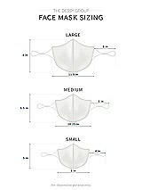 Alt View 1 Thumbnail - White Soft Jersey Reusable Face Mask