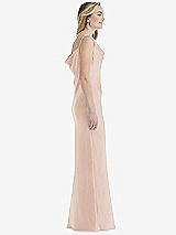 Side View Thumbnail - Cameo Asymmetrical One-Shoulder Cowl Maxi Slip Dress