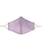 Front View Thumbnail - Pale Purple Lux Charmeuse Reusable Face Mask