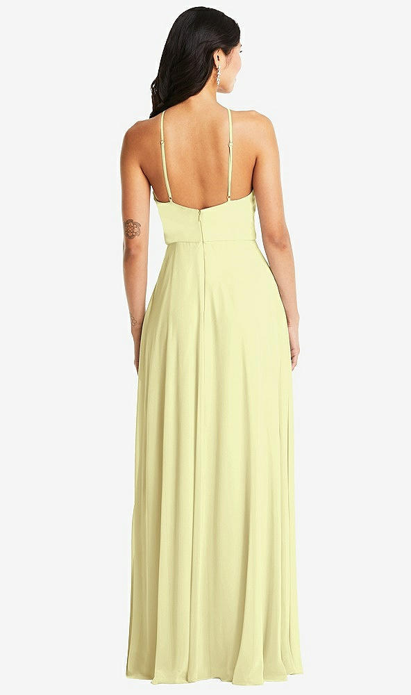 Back View - Butter Yellow Bella Bridesmaids Dress BB129