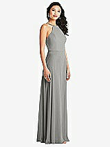 Side View Thumbnail - Chelsea Gray Bella Bridesmaids Dress BB129