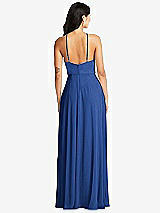 Rear View Thumbnail - Classic Blue Bella Bridesmaids Dress BB129