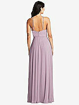 Rear View Thumbnail - Suede Rose Bella Bridesmaids Dress BB129