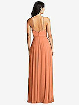 Rear View Thumbnail - Sweet Melon Bella Bridesmaids Dress BB129