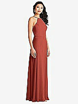 Side View Thumbnail - Amber Sunset Bella Bridesmaids Dress BB129