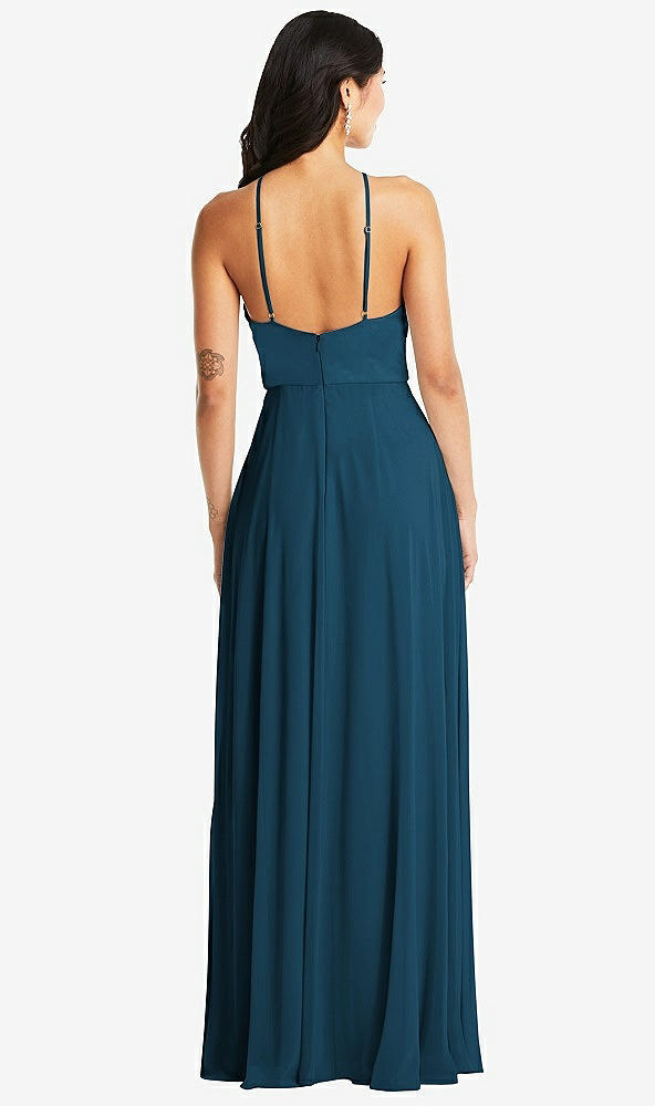 Back View - Atlantic Blue Bella Bridesmaids Dress BB129