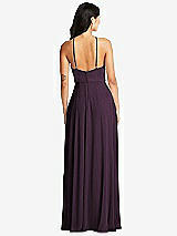 Rear View Thumbnail - Aubergine Bella Bridesmaids Dress BB129