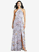 Front View Thumbnail - Butterfly Botanica Silver Dove Bella Bridesmaids Dress BB129