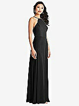 Side View Thumbnail - Black Bella Bridesmaids Dress BB129