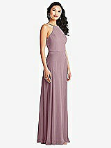 Side View Thumbnail - Dusty Rose Bella Bridesmaids Dress BB129