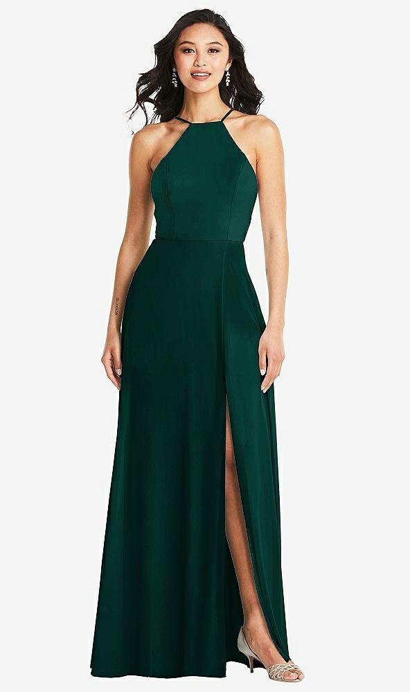 Front View - Evergreen Bella Bridesmaids Dress BB129