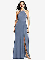 Front View Thumbnail - Larkspur Blue Bella Bridesmaids Dress BB129