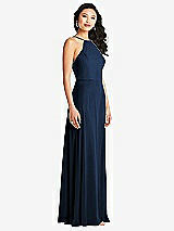 Side View Thumbnail - Midnight Navy Bella Bridesmaids Dress BB129