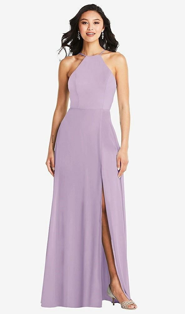 Front View - Pale Purple Bella Bridesmaids Dress BB129