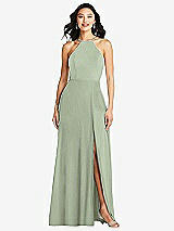 Front View Thumbnail - Sage Bella Bridesmaids Dress BB129