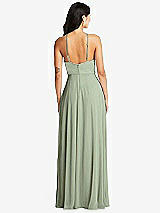 Rear View Thumbnail - Sage Bella Bridesmaids Dress BB129