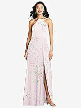 Front View Thumbnail - Watercolor Print Bella Bridesmaids Dress BB129