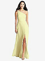 Front View Thumbnail - Butter Yellow Bella Bridesmaids Dress BB130