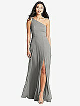 Front View Thumbnail - Chelsea Gray Bella Bridesmaids Dress BB130