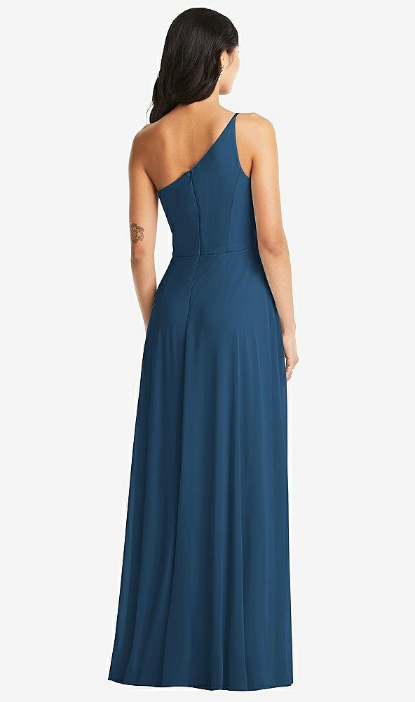 Back View - Dusk Blue Bella Bridesmaids Dress BB130