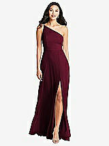 Front View Thumbnail - Cabernet Bella Bridesmaids Dress BB130